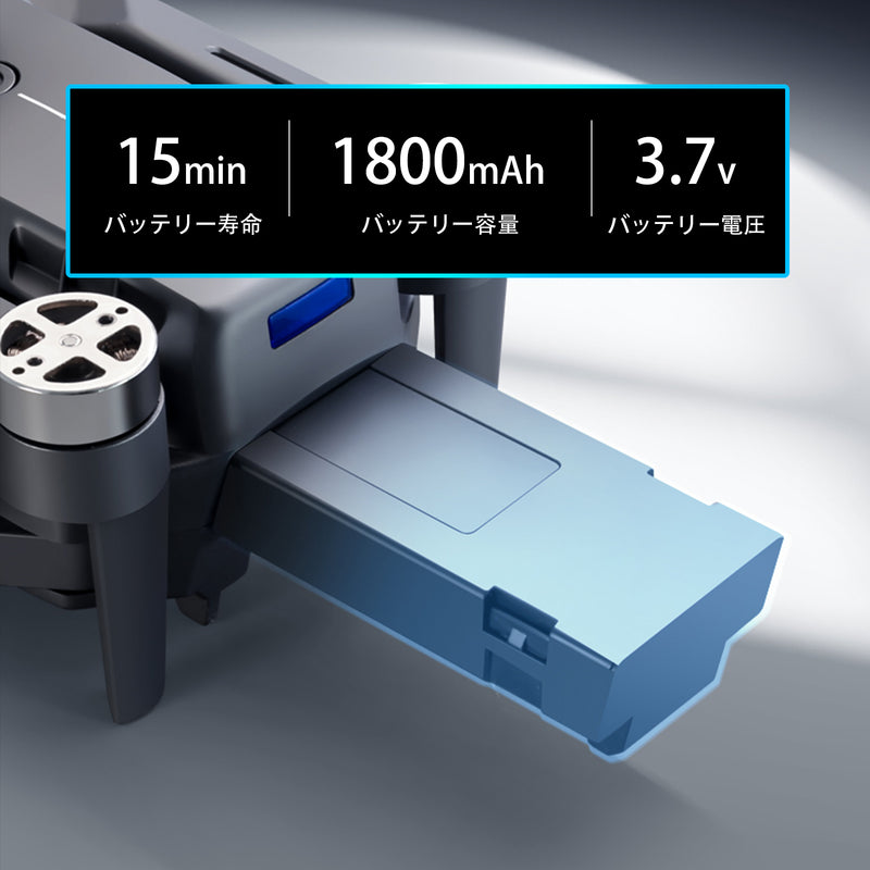 S1S ドローン カメラ付き 6K HDデュアルカメラ 電動90°調整 屋内 屋外 ドローン ブラシレスモーター付き バッテリー3個 最大飛行時間42分 フォローミーモード サラウンド撮影 360°全周障害物回避 オプティカルフロー 高度維持 イロスコープ付き6ウェイ 2.4GHz 4CH 国内認証済み 子供・大人向けギフト 誕生日プレゼント